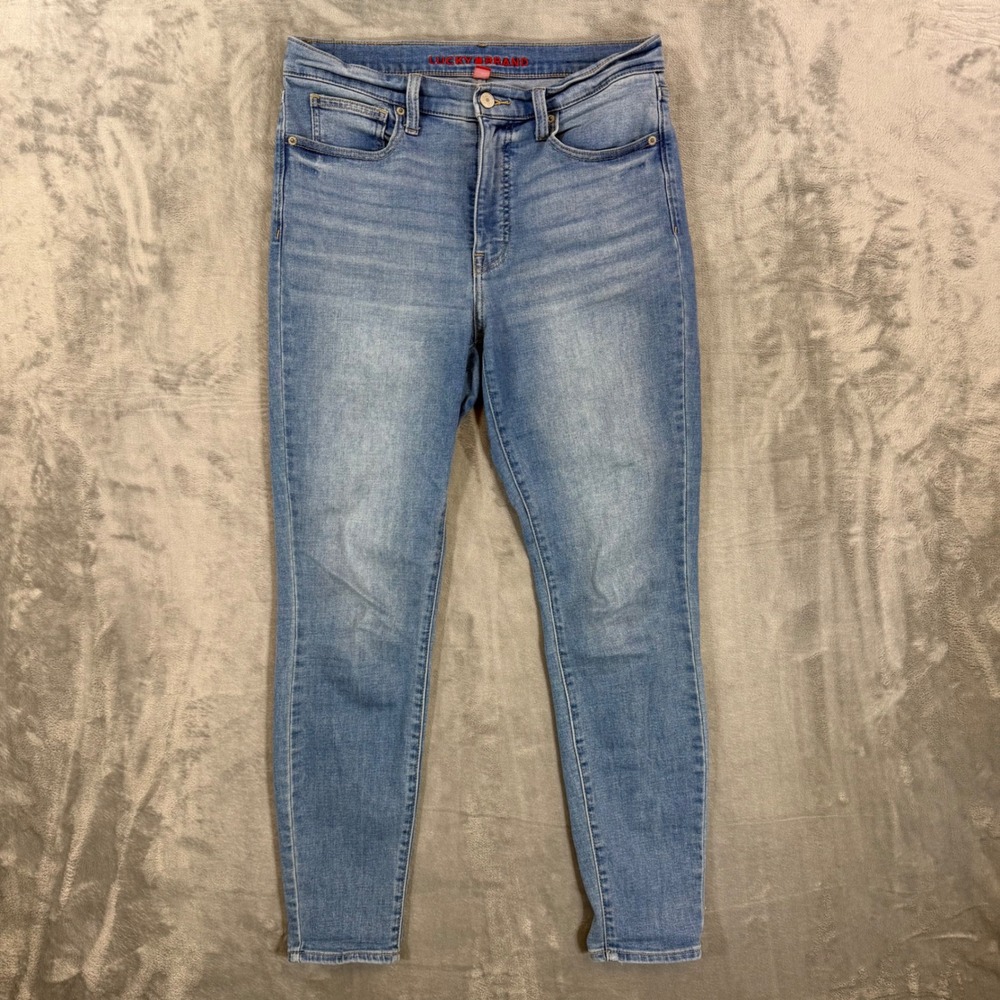 Lucky Brand Bridgette High Rise Skinny Jeans Women's Size 10/30 Blue Denim